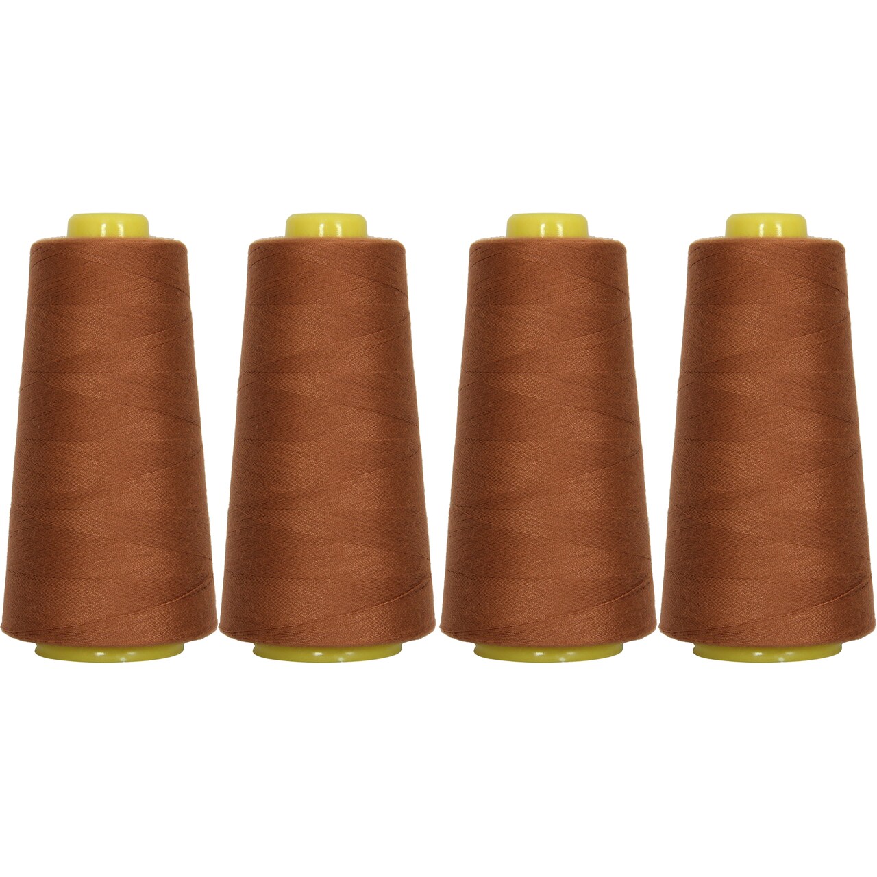 Threadart Polyester Serger Thread - 2750 yds 40/2 - 4 Cone Bundle Pack - 56 Colors Available -